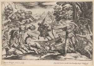 Jacht op herten door Antonio Tempesta