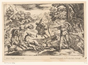 Jacht op herten door Antonio Tempesta