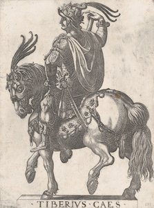 Plaat 3: Keizer Tiberius te paard, uit 