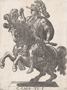 Plaat 4: Keizer Gaius te Paard, uit 