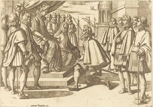 Spaanse Hertog voor Margaretha van Oostenrijk door Antonio Tempesta