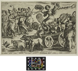 De Vier Seizoenen: Lente, 1592 door Antonio Tempesta