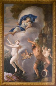 Noordelijke muurschildering die Alpheus en Arethusa afbeeldt, Het Banqueting House door Antonio Verrio