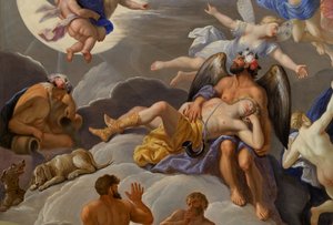De Grote Slaapkamer van de Koning door Antonio Verrio
