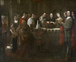 De doop van Sint Franciscus