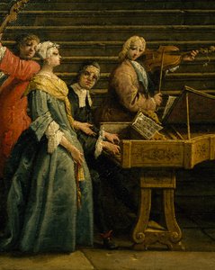 Concert in de Villa door Antonio Visentini