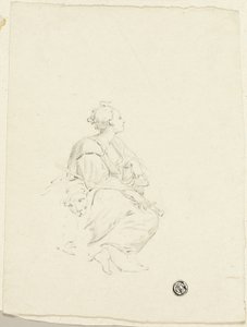 Kardinale Deugden of Sint Eufemia door Antonio da Correggio