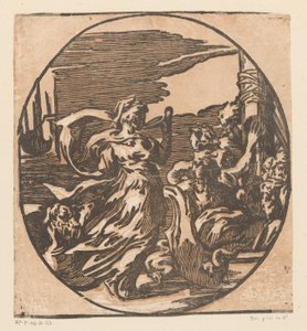 Circe drinkend door Antonio da Trento (possibly)