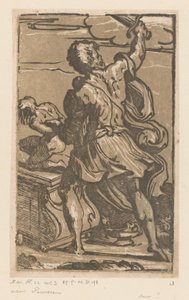 Offer van Isaak door Antonio da Trento