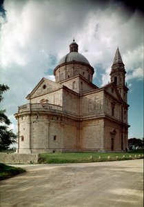 Gezicht op de kerk van San Biagio