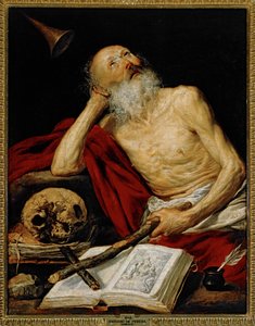Heilige Hiëronymus ... (schilderij op doek)