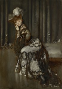 Portret van Madame Salvator door Antonio de la Gandara
