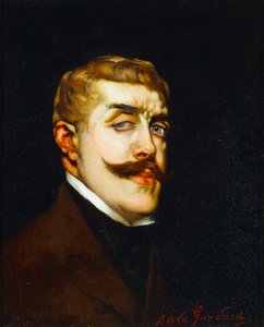 Portret van de dichter Jean Lorrain 1855-1906 door Antonio de la Gandara