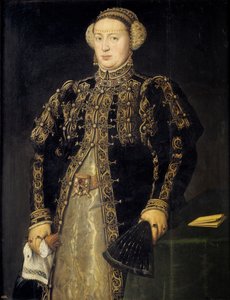 Catherine van Oostenrijk, Koningin van Portugal door Antonis Mor