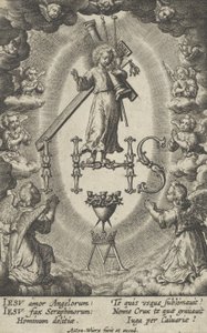 Heilig monogram door Antonius Wierix