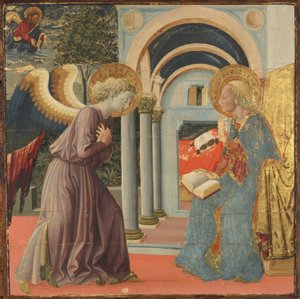 De annunciatie door Apollonio di Giovanni