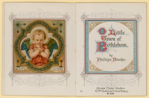 Illustratie voor O Little Town Of Bethlehem door Archibald Henning