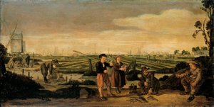 Vissers en boeren door Arent Arentsz