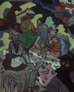 Aan zee, 1915-1916 door Aristarkh Vasilievic Lentulov