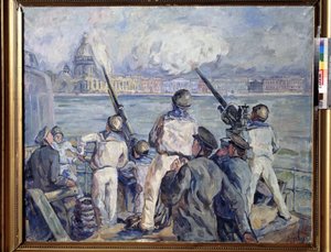De verdediging van Sebastopol door Aristarkh Vasilievic Lentulov
