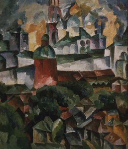 Landschap met het Trinity-Sergius-Klooster, 1920