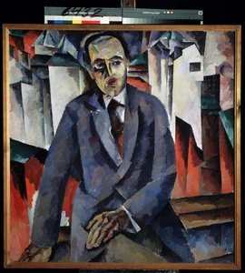 Portret van regisseur Alexander Tairov door Aristarkh Vasilievic Lentulov