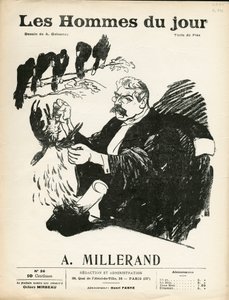 Omslag van Les Hommes du jour, nummer 36, Satiriek in Z & W