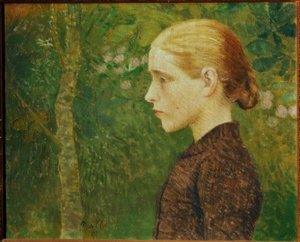 Aristide Maillol / Portretbuste van een boerenmeisje, 1891 door Aristide Maillol
