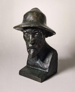 Buste van Auguste Renoir, ca. 1907 door Aristide Maillol
