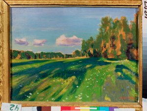 Zomerstudie door Arkadij Aleksandrovic Rylov