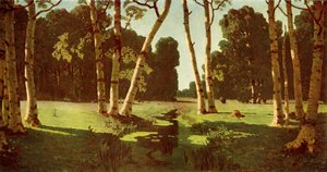 Een Berkenbos, 1879, 1965 door Arkhip Ivanovich Kuindzhi