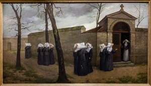 De wandeling van de zussen