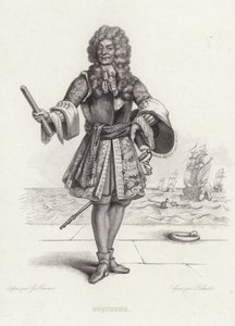 Portret van Abraham Duquesne door Armand Guilleminot