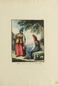 Melkvrouwen van Petersburg, 1817 door Armand Gustave Haubigant
