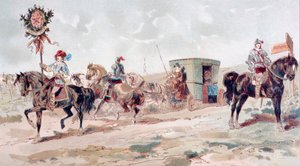 Een overdekte koets uit de 17e eeuw, 1886