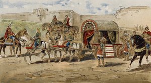 Koets van een Frankische Prins uit de Tijd van Karel de Grote, 9e Eeuw