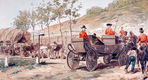 De koninklijke koets van Leopold I van België circa 1830, 1886