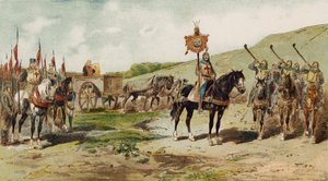 Oorlogskoets en Lituus Blazers, Tijd van de Kruistochten, 11e Eeuw