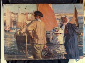 De Haven van Nantes door Armand Joseph Bonamy