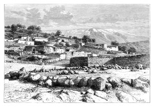 Mount Hermon, Syrië, 1895 door Armand Kohl