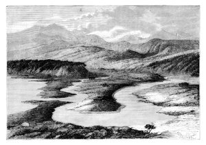 De Dui Vallei, Sachalin, Rusland, 1895 door Armand Kohl
