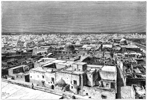 Uitzicht op Kairwan, Tunesië, c1890 door Armand Kohl