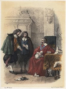 Kardinaal Richelieu (Armand Jean du Plessis) door Armand Louis Henri Telory