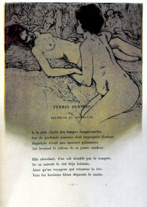 Illustratie door Armand Rassenfosse voor het gedicht 