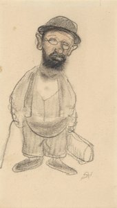 Portret van Henri de Toulouse-Lautrec door Armand Rassenfosse