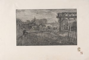 Het Station van Valmondois 1893 door Armand Séguin