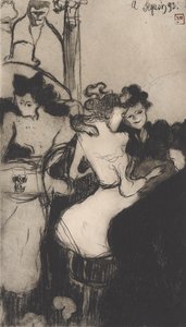 Le Bar (De Bar) 1893 door Armand Séguin