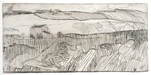 Gestreept landschap door Armand Séguin