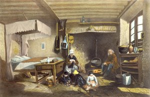 Interieur van een huis in Royat