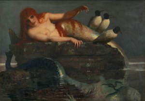 Kalm Zee, 1886-1887 door Arnold Böcklin
